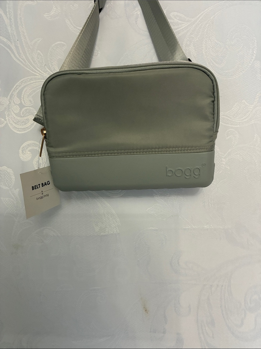 BOGG BAG Sage Green Crossbody Belt Bag